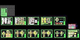 農(nóng)村三層私人框架結(jié)構(gòu)別墅施工設(shè)計(jì)圖