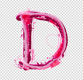 大写字母D模板视频