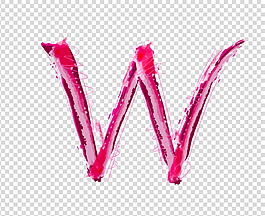 大写字母W模板视频