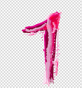 數字一模板視頻
