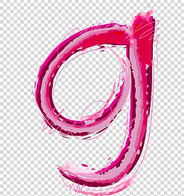 小寫(xiě)字母g模板視頻