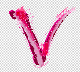 小寫字母vAE模板視頻