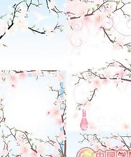 精美桃花矢量素材