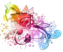 多彩音符耳麥