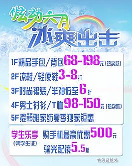 商場(chǎng)促銷(xiāo)海報(bào)