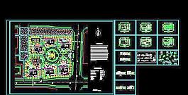 外观简洁大方二层平屋顶会所设计图32x24