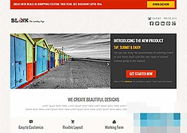 灰色漂亮的扁平化商務css模板