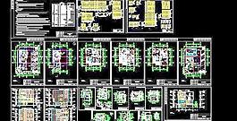 带结构图四层现代风格住宅楼设计图6x10
