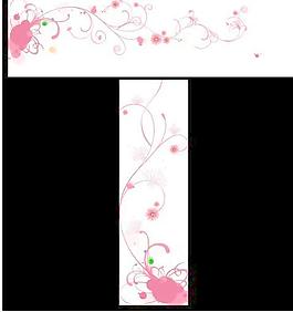 韓國時尚花紋背景矢量素材039