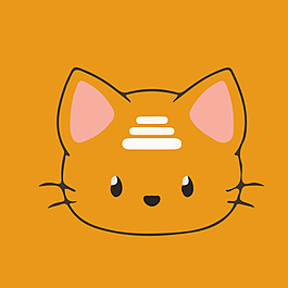 矢量 卡通 動物 貓 嬰童裝 免費素材