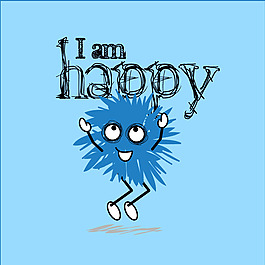 矢量 卡通 生活元素 擬人 文字 免費(fèi)素材