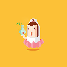非矢量 插畫 人物 女人 植物 免費素材