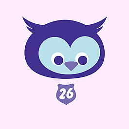 矢量 卡通 動物 鳥 文字 免費素材