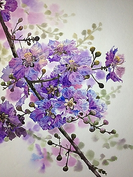 位圖 寫(xiě)意花卉 植物 花朵 免費(fèi)素材
