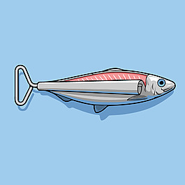 印花矢量圖 動(dòng)物 海洋生物 魚 男裝 免費(fèi)素材