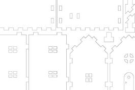 激光切割的姜餅屋