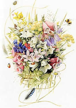 位圖 寫(xiě)意花卉 植物 花朵 免費(fèi)素材