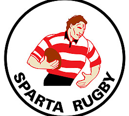 Sparta_Rugby logo設(shè)計欣賞 Sparta_Rugby運動LOGO下載標志設(shè)計欣賞