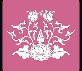 韓國時(shí)尚花紋矢量圖120