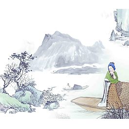 中国风山水