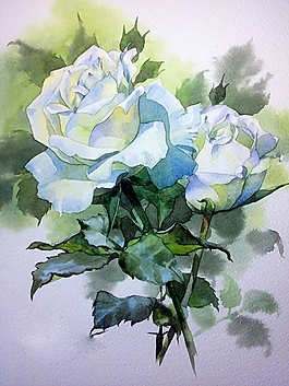 位圖 寫意花卉 植物 花朵 免費素材
