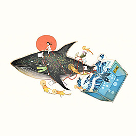 位圖 插畫 藝術(shù)效果 水彩 動物 免費素材