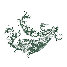 印花矢量圖 生活元素 海浪 藝術(shù)效果 噴濺 免費素材