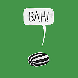 印花矢量圖 生活元素 糖果 對話框 文字 免費素材