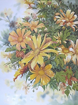 位圖 寫(xiě)意花卉 植物 花朵 免費(fèi)素材