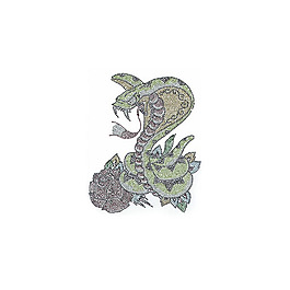 位圖 燙鉆 動(dòng)物 蛇 植物 免費(fèi)素材