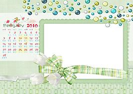 2010年兒童臺歷模板