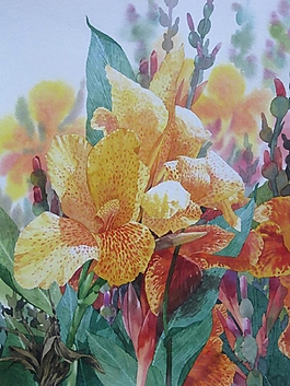 位圖 寫意花卉 植物 花朵 免費素材