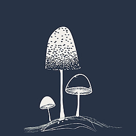 印花矢量圖 卡通 生活元素 蘑菇 童裝 免費(fèi)素材