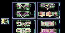 某学校学生生活楼建筑施工图
