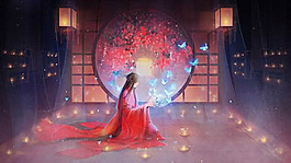位圖 插畫師 納言 中國 免費(fèi)素材