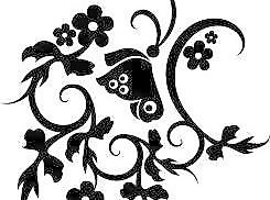 韓國(guó)潮流花紋矢量圖130