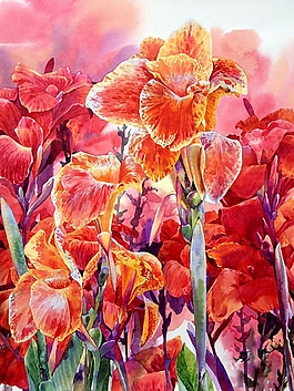 位圖 寫意花卉 植物 花朵 免費素材