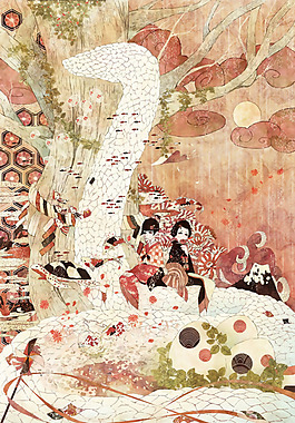 位圖 插畫 場(chǎng)景畫 人物 女人 免費(fèi)素材