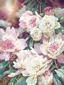 位圖 寫意花卉 植物 花朵 免費素材