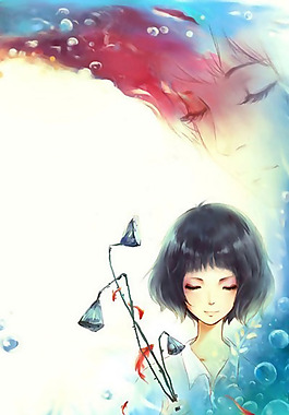 位圖 插畫 藝術(shù)效果 水彩 人物 免費(fèi)素材
