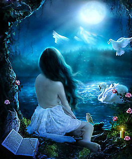 位圖 插畫師 Alina 幻想插畫 免費素材