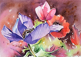位圖 寫意花卉 植物 花朵 免費(fèi)素材