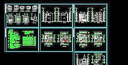 四層頂尖大型城堡式別墅設(shè)計(jì)圖12x12