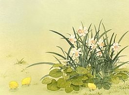 位圖 寫(xiě)意花卉 植物 花朵 免費(fèi)素材