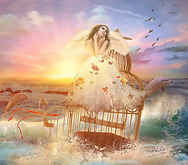 位圖 插畫師 Alina 幻想插畫 免費(fèi)素材