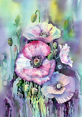 位圖 寫意花卉 植物 花朵 免費(fèi)素材