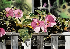 位圖 寫意花卉 植物 花朵 免費素材