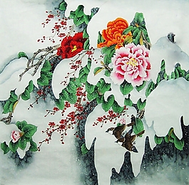 位圖 寫意花卉 植物 花朵 免費(fèi)素材
