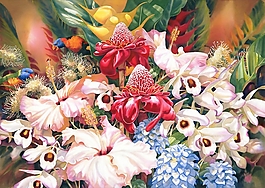 位圖 寫意花卉 植物 花朵 免費素材
