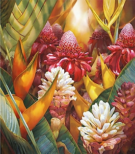 位圖 寫意花卉 植物 花朵 免費素材